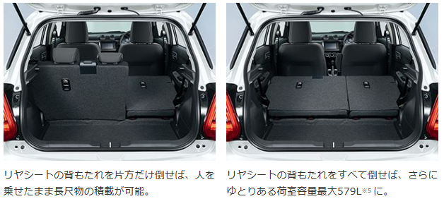 スイフトシートアレンジ情報公式にない 公式以外も調べてみた クルマの神様 車選びに悩む人が結局たどり着く人気情報サイト